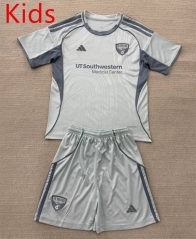 2025-2026 FC Dallas Grey Kids/Youth Soccer Uniform-AY