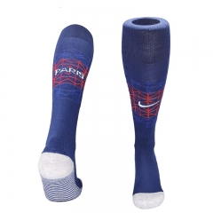 25-26 Paris SG Home Blue Thailand Kids/Youth Soccer Socks