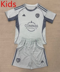 25-26 Sporting Kansas City Grey Training  Kids/Youth Soccer Uniform-AY