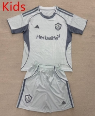 2025-2026 Los Angeles Galaxy Grey Training Kids/Youth Soccer Uniform-AY