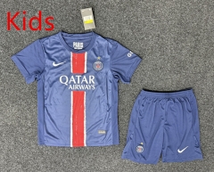 24-25 Paris SG One Star Home Blue Kids/Youth Soccer Uniform-GB