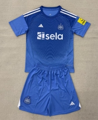 25-26  Newcastle United Goalkeeper Blue Soccer Uniform-AY