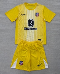 25-26 Atlético Madrid Goalkeeper Yellow Soccer Uniform-AY