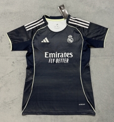 25-26 Real Madrid Away Black&Grey Thailand Women Soccer Jersey AAA-4506