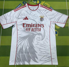 (S-3XL) 25-26 Benfica White Thailand Soccer Jersey AAA-5303