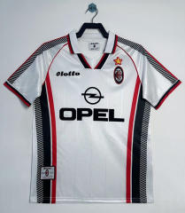 Retro version 97-98 Special Edition AC Milan Away White Thailand Soccer Jersey AAA-811