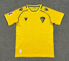 (S-4XL) 25-26 Correct Version Cádiz CF Home Yellow Thailand Soccer Jersey AAA-512