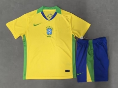 25-26 Brazil Home Yellow Soccer Uniform-718
