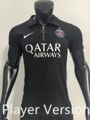 Player Version 25-26 Paris Black Thailand Soccer Jersey AAA-SJ