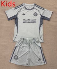 25-26 Atalanta BC Grey Training Kids/Youth Soccer Uniform-AY
