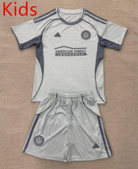 25-26 Atalanta BC Grey Training Kids/Youth Soccer Uniform-AY