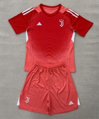 25-26 Juventus Goalkeeper Orange Soccer Uniform-AY