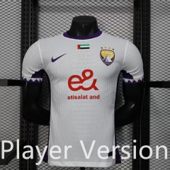 Player Version 25-26 Al Ain FC Away White Thailand Soccer Jersey AAA-888