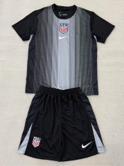 2025-2026 USA Goalkeeper Black Soccer Unifrom-AY