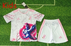 25-26 Owl Version Japan White Kids/Youth Soccer Uniform-8679
