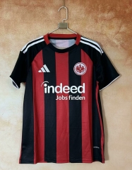 25-26 Eintracht Frankfurt Home Red&Black Stripes Thailand Soccer Jersey AAA-2483