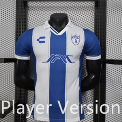 Player Version 25-26 CF Pachuca Home Blue&White Thailand Soccer Jersey AAA-888