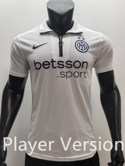 Player Version 25-26 Inter Milan White Thailand Soccer Jersey AAA-SJ