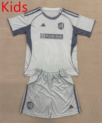 2025-2026 Atlético de San Luis Grey Training  Kid/Youth Soccer Uniform-AY