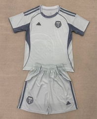 2025-2026 Portland Timbers Grey Training Soccer Uniform-AY