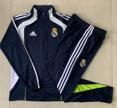 2025-2026 Retro Version Real Madrid Cyan Thailand Soccer Jacket Uniform-815
