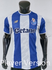 Player Version 25-26 Porto Home Blue&White Thailand Soccer Jersey AAA-888