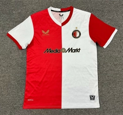 (S-4XL) 25-26 Feyenoord Rotterdam Home Red&White Thailand Soccer Jersey AAA-512