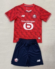 25-26 Lille Home Red Soccer Uniform-AY