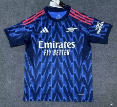 (S-4XL) 25-26 Correct Version Arsenal Away Blue Thailand Soccer Jersey AAA-7642