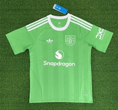 (S-4XL) 25-26 Manchester United  Goalkeeper   Green Thailand Soccer Jersey-403