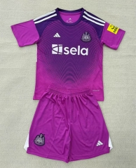 25-26  Newcastle United Goalkeeper Purple Soccer Uniform-AY