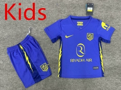 2025-2026 Atletico Madrid Away Blue Kids/Youth Soccer Uniform-6748