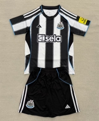 25-26  Newcastle United Home Black&White Soccer Uniform-AY