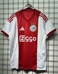 (S-4XL) 25-26 Ajax Home Red&White Thailand Soccer Jersey AAA-GB