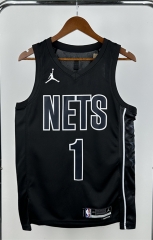 2023 Air Jordan Edition Brooklyn Nets #1  Black  NBA Jersey-311