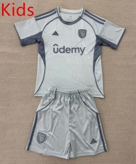 2025-2026 San Jose Earthquakes Grey Training  Kids/Youth Soccer Uniform-AY