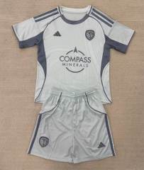 25-26 Sporting Kansas City Grey Training Soccer Unifrom-AY