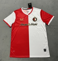 (S-4XL) 25-26 Feyenoord Rotterdam Home Red&White Thailand Soccer Jersey AAA-4506