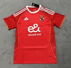(S-4XL) 2025-2026 Al Ahly SC Home Red Thailand Soccer Jersey AAA-4506