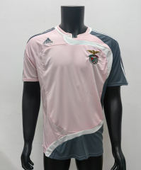 Retro version 07-08 Benfica Away Pink Thailand Soccer Jersey AAA-7070