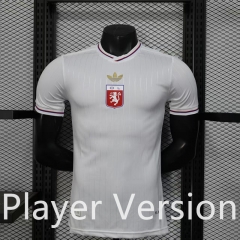 Player Version 25-26 Anniversary Edition Olympique Lyonnais White Thailand Soccer Jersey AAA-888