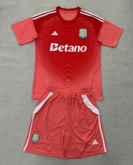 25-26 Aston Villa Orange Soccer Uniform-AY