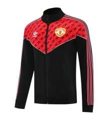 2025-2026 Manchester United Black Thailand Soccer Jacket-LH