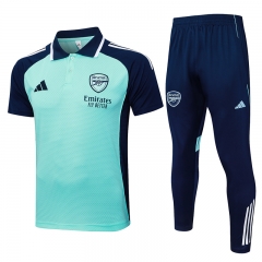 25-26 Arsenal Light Green Thailand Polo Uniform-815