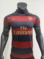 Retro Version 07-08 Arsenal 2nd Away Red&Blue Thailand Soccer Jersey AAA-0871