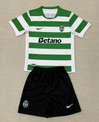 25-26 Sporting Lisbon Clube de Portugal Home White&Green Soccer Uniform-AY