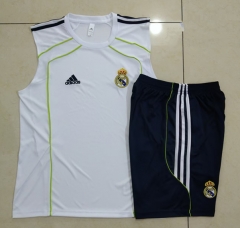 25-26  Real Madrid  White Vest Thailand Soccer Tracksuit-815