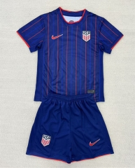 2025-2026 USA Away Blue Soccer Unifrom-AY