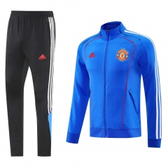 2025-2026 Manchester United Color Blue Thailand Soccer Jacket Uniform-LH