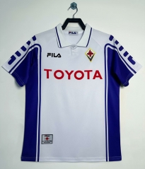 Retro Version 99-00 Fiorentina Away White Thailand Soccer Jersey AAA-811